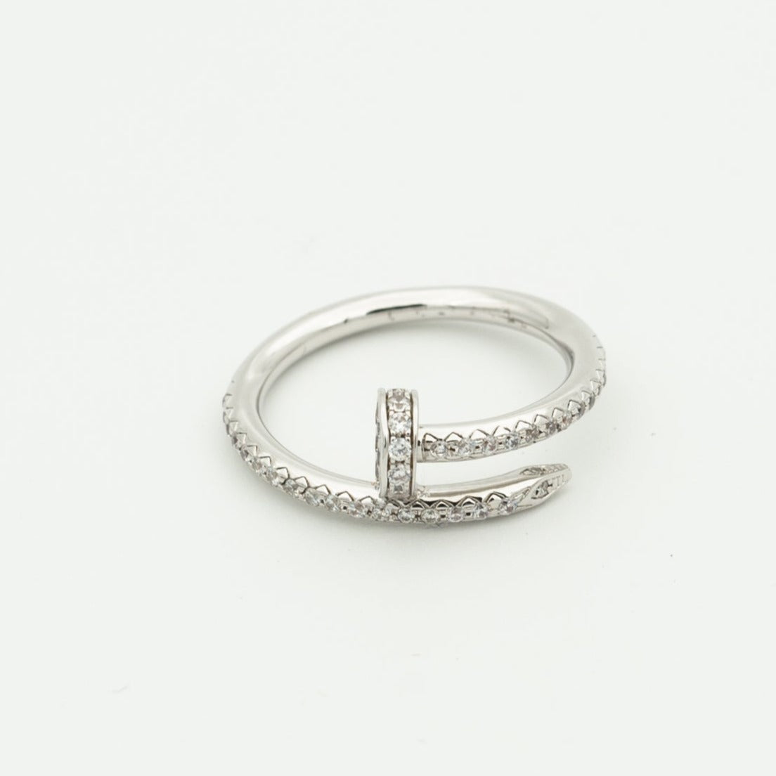 [Echo Fine ]JUSTE RING 1.8MM SILVER DIAMONDS