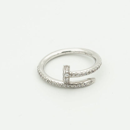 [Echo Fine ]JUSTE RING 1.8MM SILVER DIAMONDS