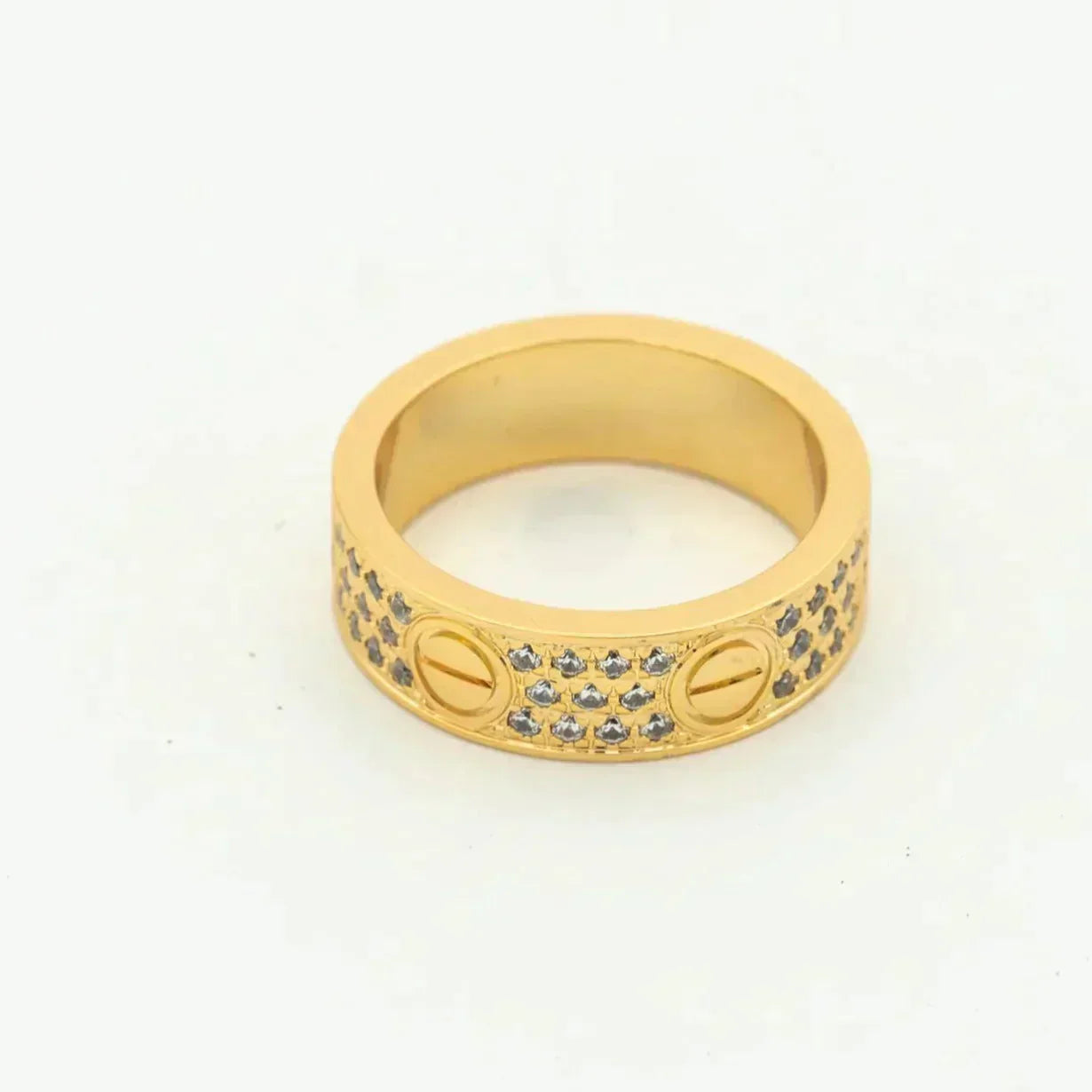 [Echo Fine ]LOVE RING 5.5MM DIAMONDS PAVED