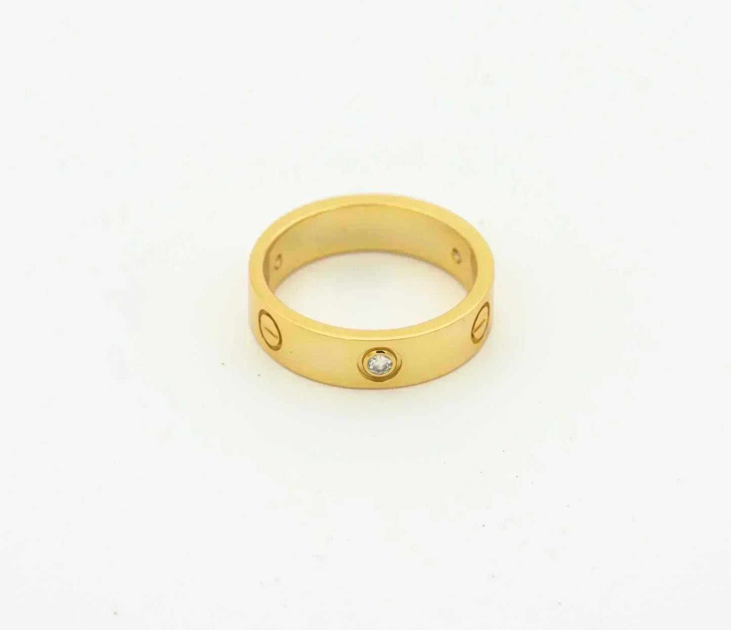 [Echo Fine ]LOVE RING 4MM 1 DIAMOND GOLD