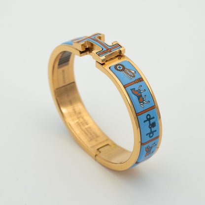 [Echo Fine ]H PINK GOLD BRACELET BLUE CERAMIC