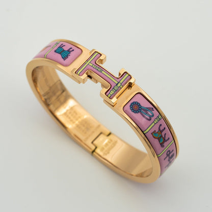 [Echo Fine ]H PINK GOLD BRACELET PINK CERAMIC