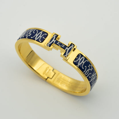 [Echo Fine ]H BRACELET BLACK MULTICOLOR
