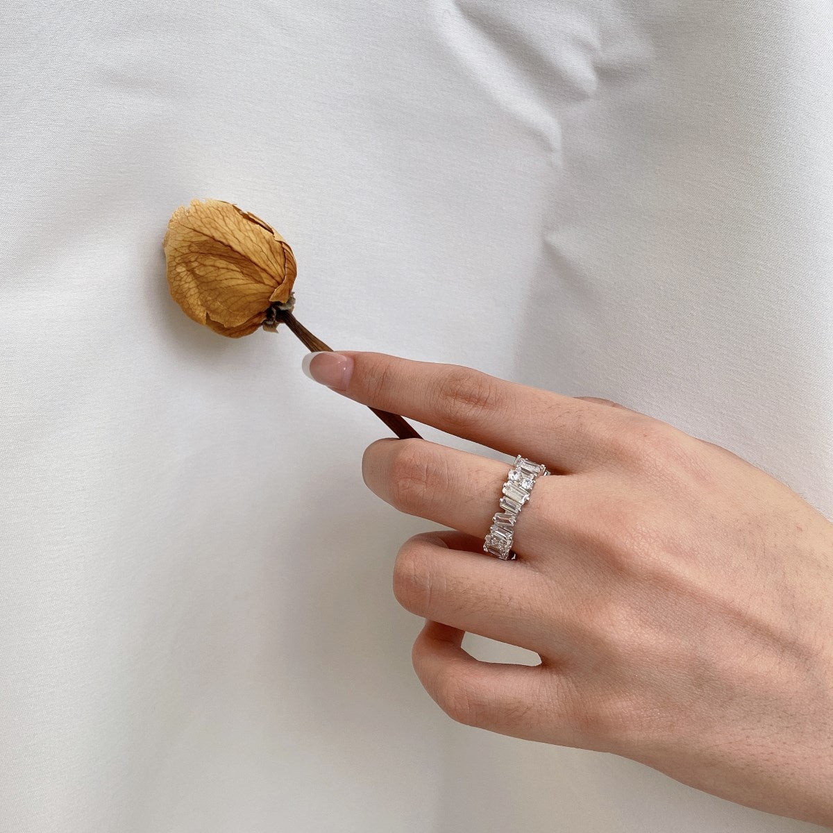 [Echo Fine ]Delicate Multi Shape Tennis Ring