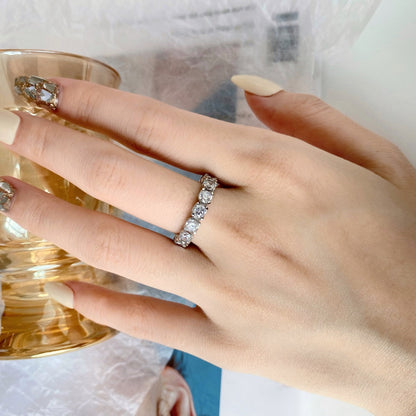 [Echo Fine ]Eternity Round Cut Tennis Ring