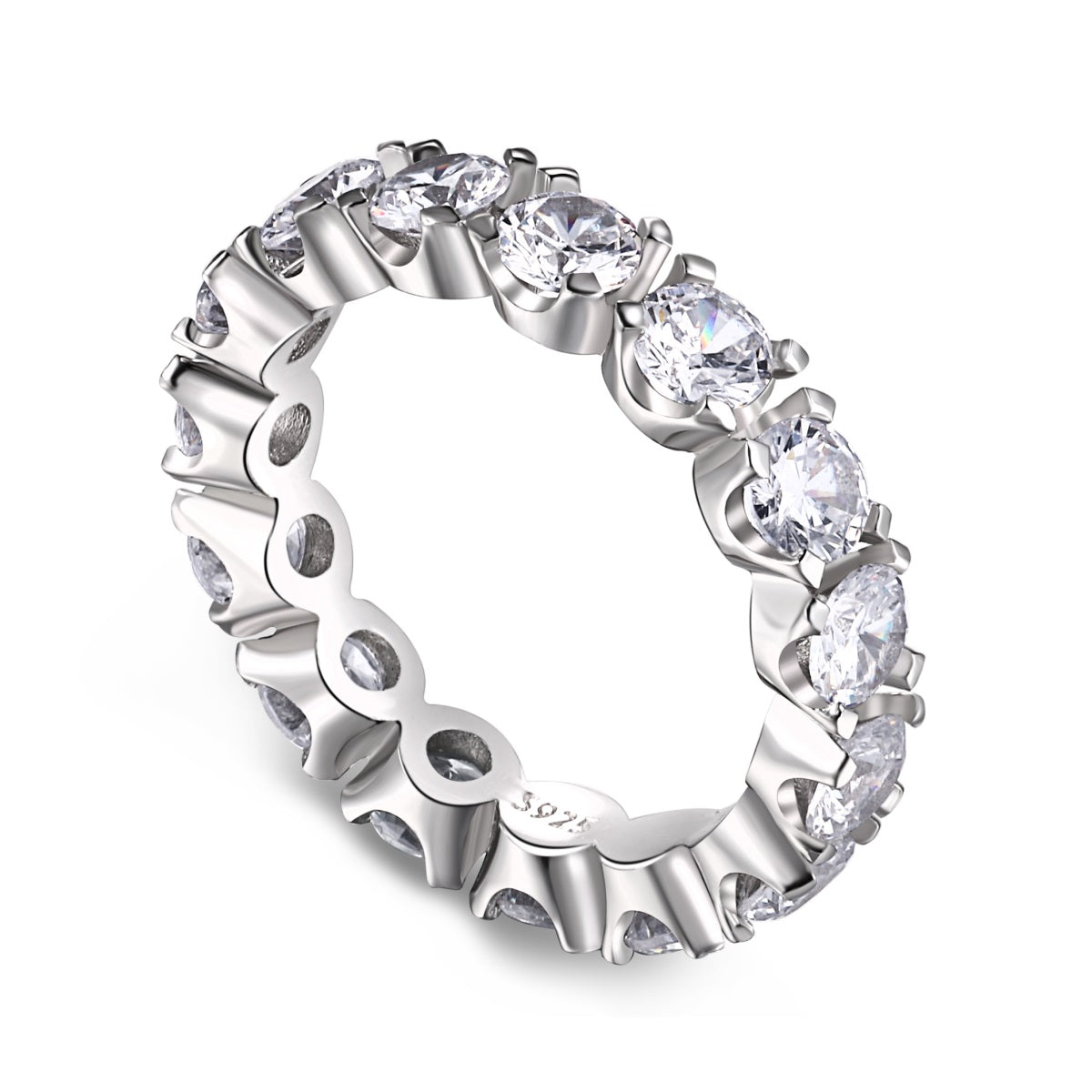 [Echo Fine ]Eternity Round Cut Tennis Ring