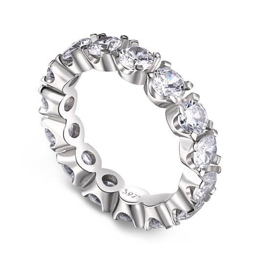 [Echo Fine ]Eternity Round Cut Tennis Ring