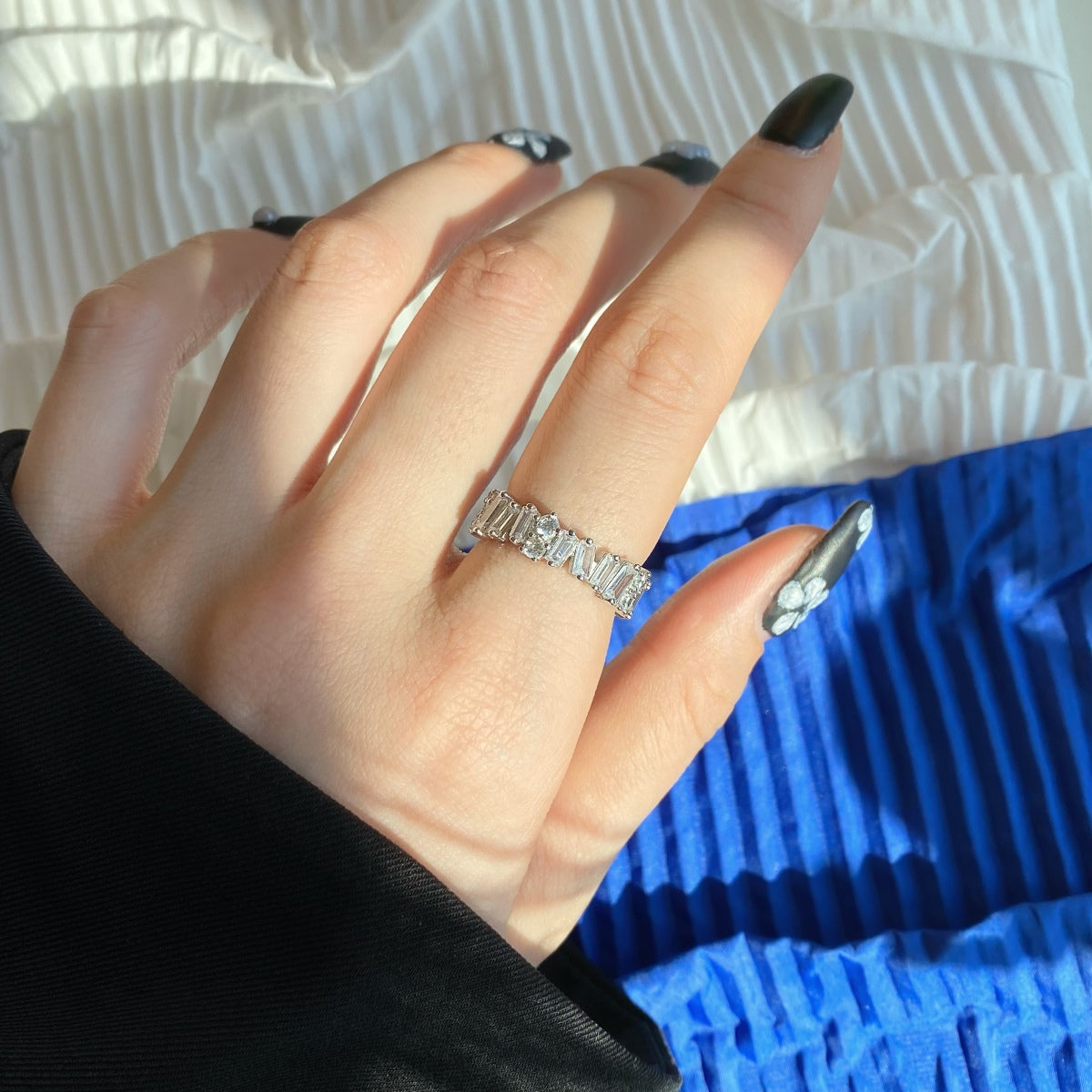 [Echo Fine ]Delicate Multi Shape Tennis Ring