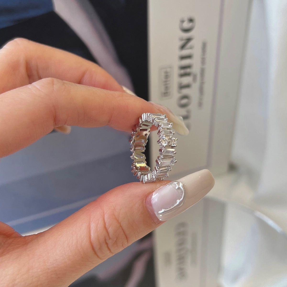 [Echo Fine ]Delicate Multi Shape Tennis Ring