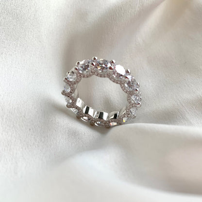 [Echo Fine ]Gorgeous Round Cut Tennis Ring