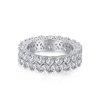 [Echo Fine ]Sparkling Full Heart Ring