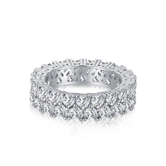 [Echo Fine ]Sparkling Full Heart Ring