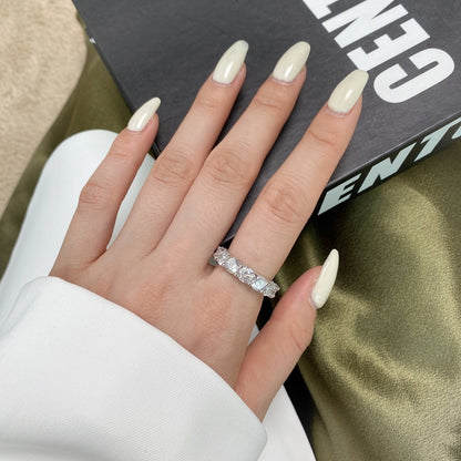 [Echo Fine ]Gorgeous Round Cut Tennis Ring