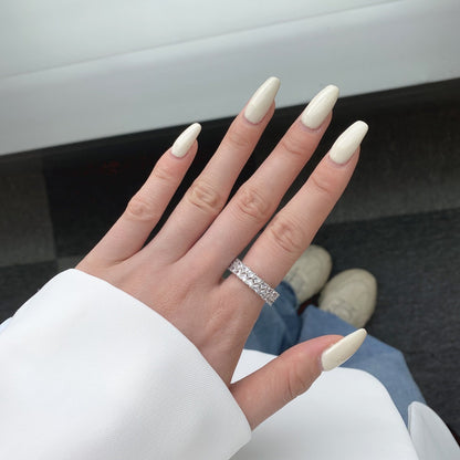 [Echo Fine ]Sparkling Full Heart Ring