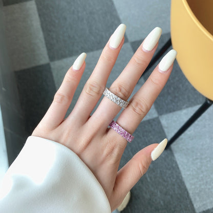 [Echo Fine ]Sparkling Full Heart Ring