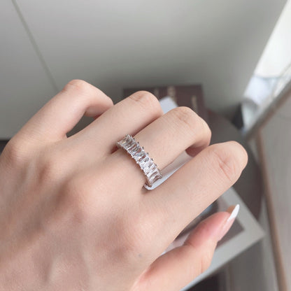 [Echo Fine ]Unique Colorful Radiant Cut RIng