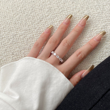 [Echo Fine ]Exquisite Pear Cut Tennis Ring
