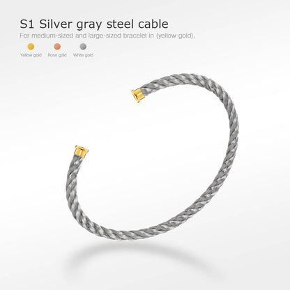 [Echo Fine ]FORCE SERIES BRACELET CABLES 50 CHOICES (DIY SELECTION)