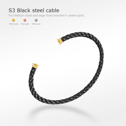 [Echo Fine ]FORCE SERIES BRACELET CABLES 50 CHOICES (DIY SELECTION)