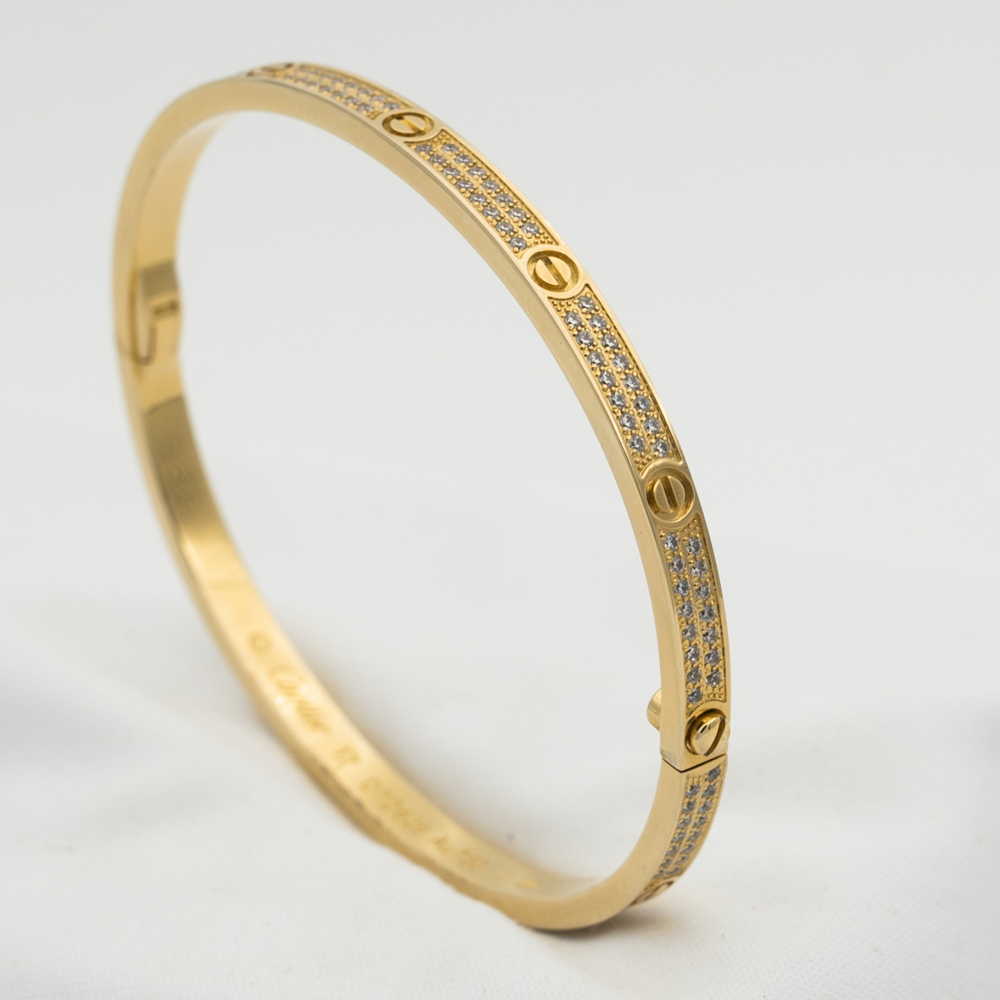 [Echo Fine ]LOVE BRACELET 3.65MM DIAMOND-PAVED