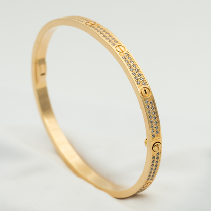 [Echo Fine ]LOVE BRACELET 3.65MM DIAMOND-PAVED