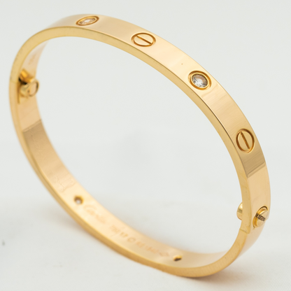 [Echo Fine ]LOVE BRACELET 6.1MM 4 DIAMONDS