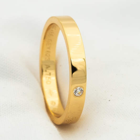 [Echo Fine ]LOVE RING 4MM 1 DIAMOND