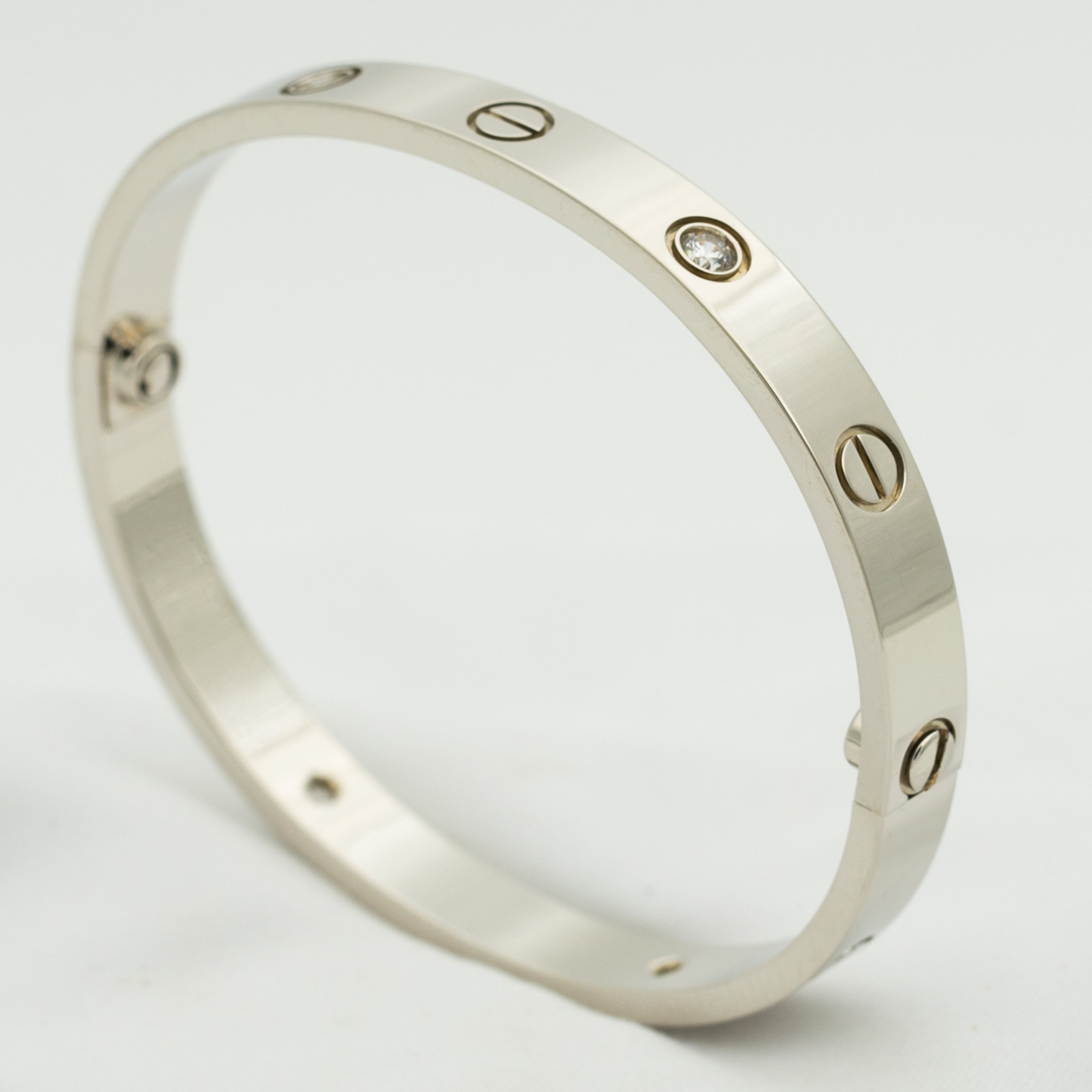 [Echo Fine ]LOVE BRACELET 6.1MM 4 DIAMONDS