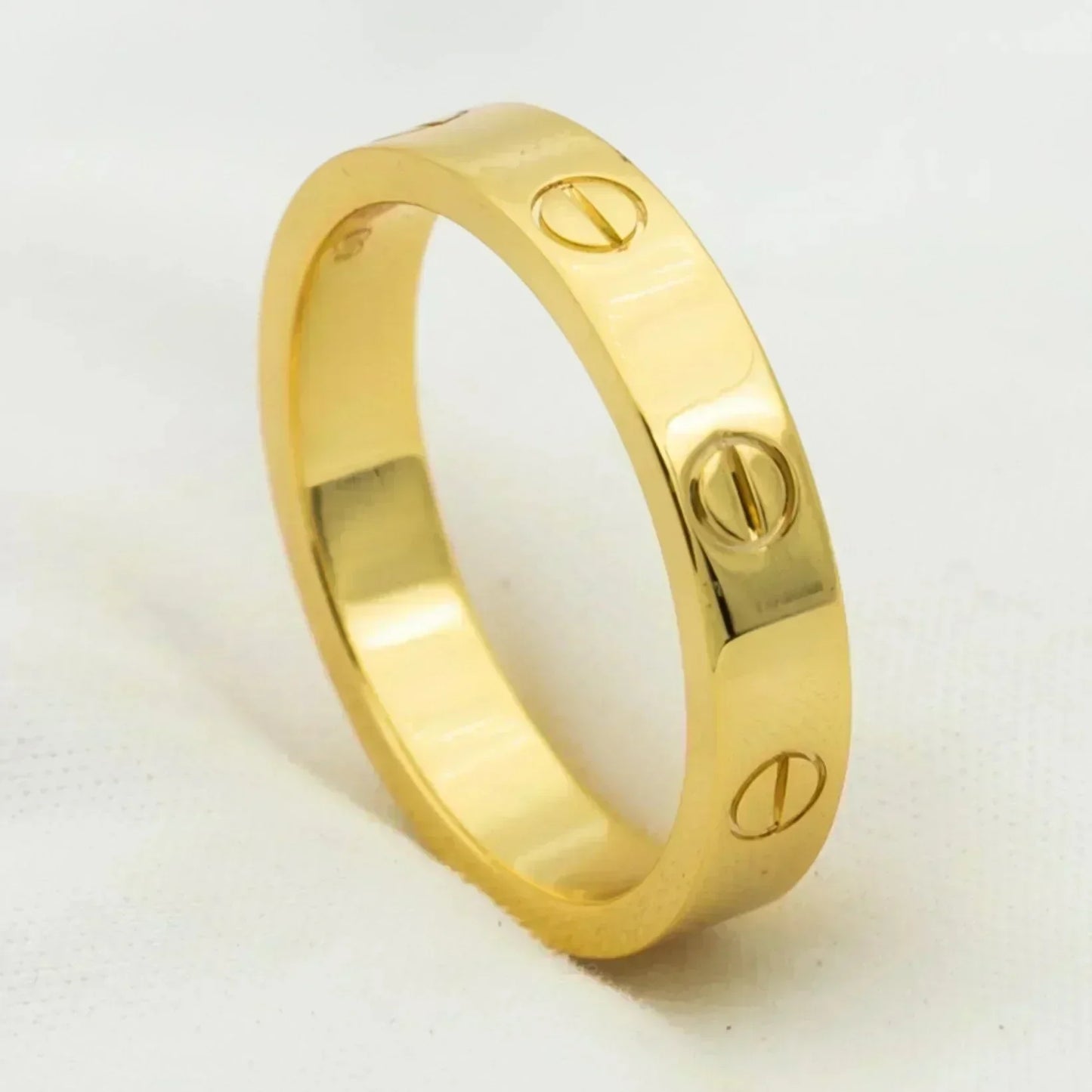[Echo Fine ]LOVE RING 4MM 1 DIAMOND GOLD