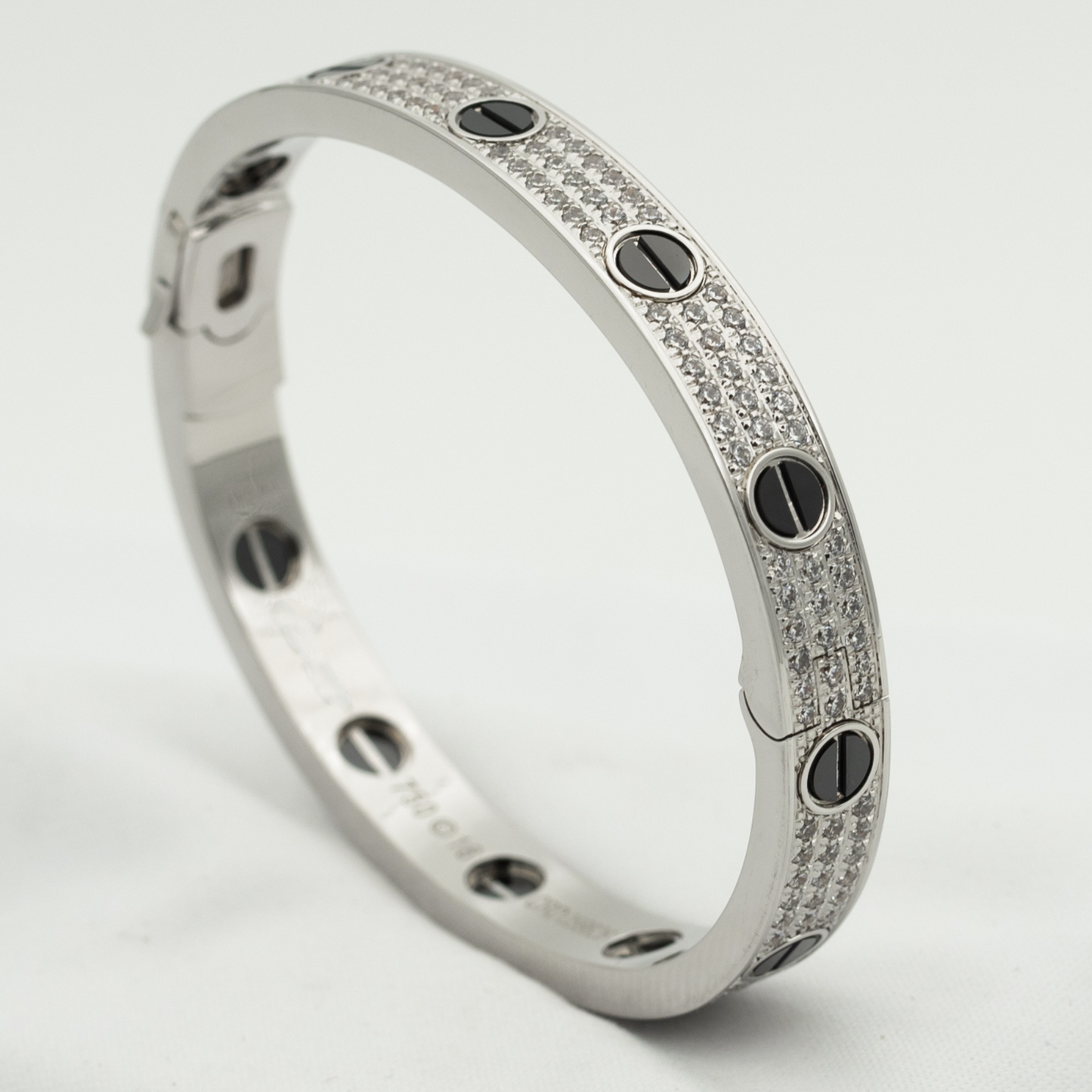 [Echo Fine ]LOVE BRACELET 6.1MM DIAMOND-PAVED CERAMIC
