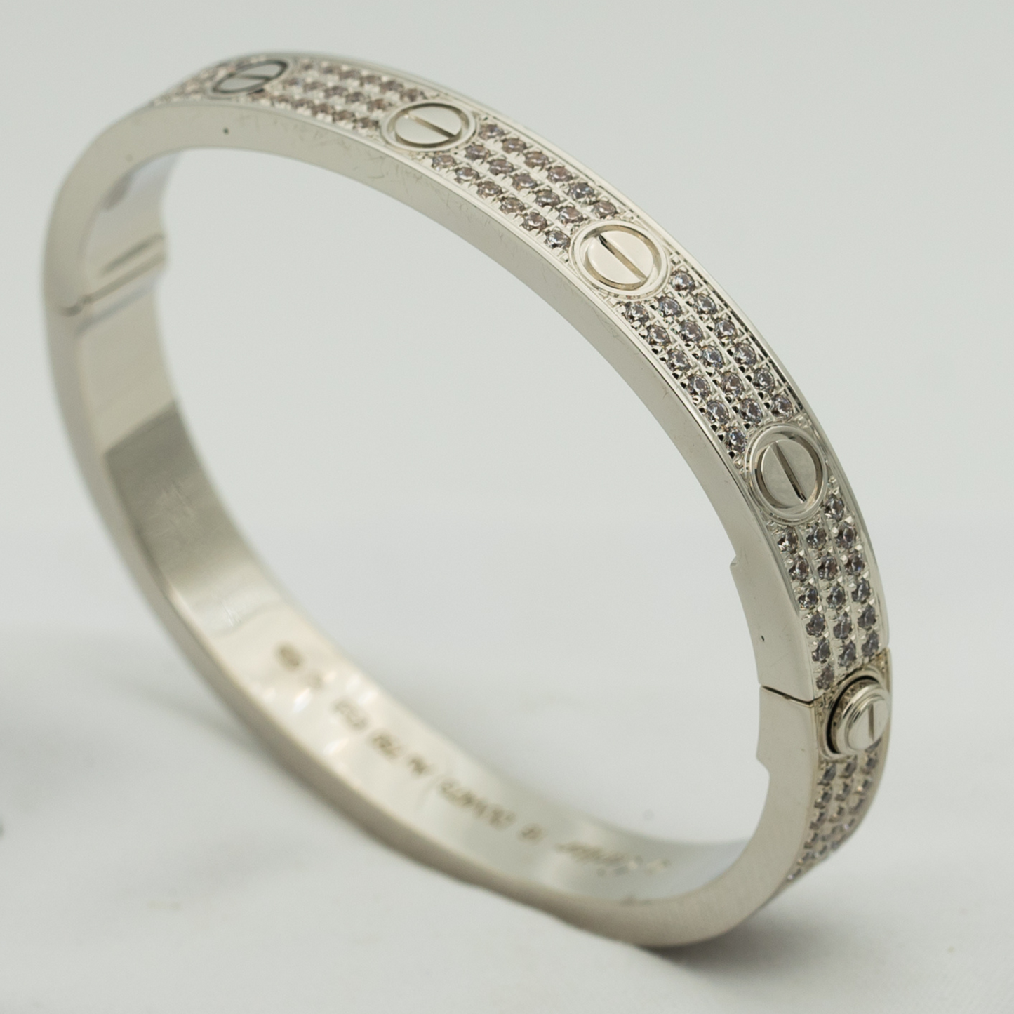 [Echo Fine ]LOVE BRACELET 6.1MM DIAMOND-PAVED