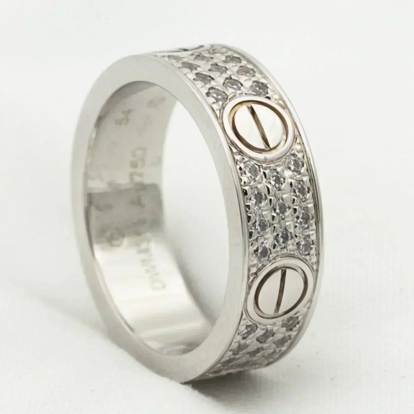 [Echo Fine ]LOVE RING 5.5MM DIAMONDS PAVED