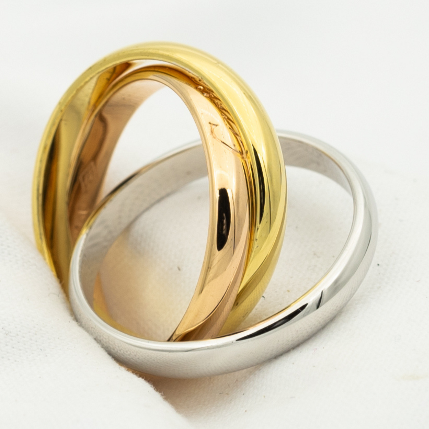 [Echo Fine ]TRINITY RING GOLD PINK GOLD SILVER