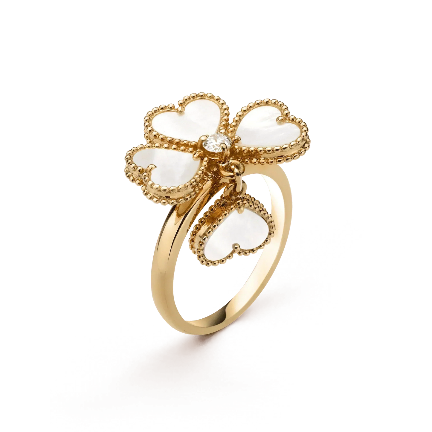 [Echo Fine ]SWEET CLOVER WHITE MOP RING