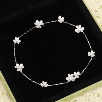 [Echo Fine ]FRIVOLE SILVER 9 FLOWERS NECKLACE