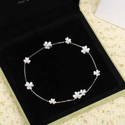 [Echo Fine ]FRIVOLE SILVER 9 FLOWERS NECKLACE