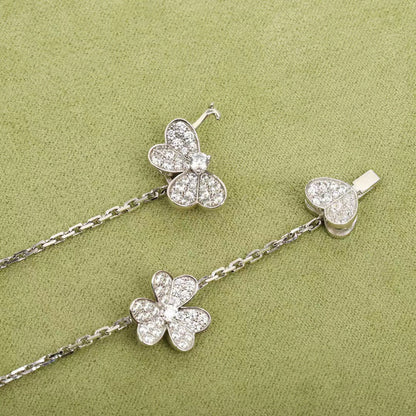 [Echo Fine ]FRIVOLE SILVER 9 FLOWERS NECKLACE