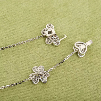 [Echo Fine ]FRIVOLE SILVER 9 FLOWERS NECKLACE