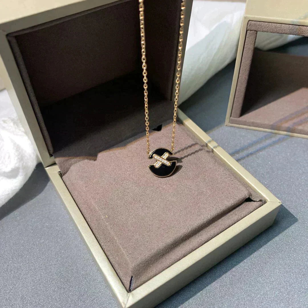 [Echo Fine ]JEUX DE ROSE GOLD DIAMOND NECKLACE