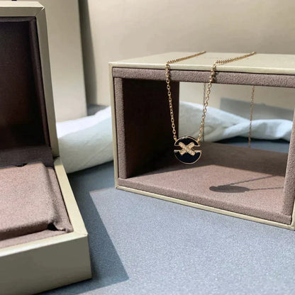[Echo Fine ]JEUX DE ROSE GOLD DIAMOND NECKLACE