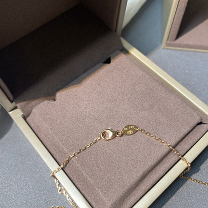 [Echo Fine ]JEUX DE PINK GOLD DIAMOND NECKLACE