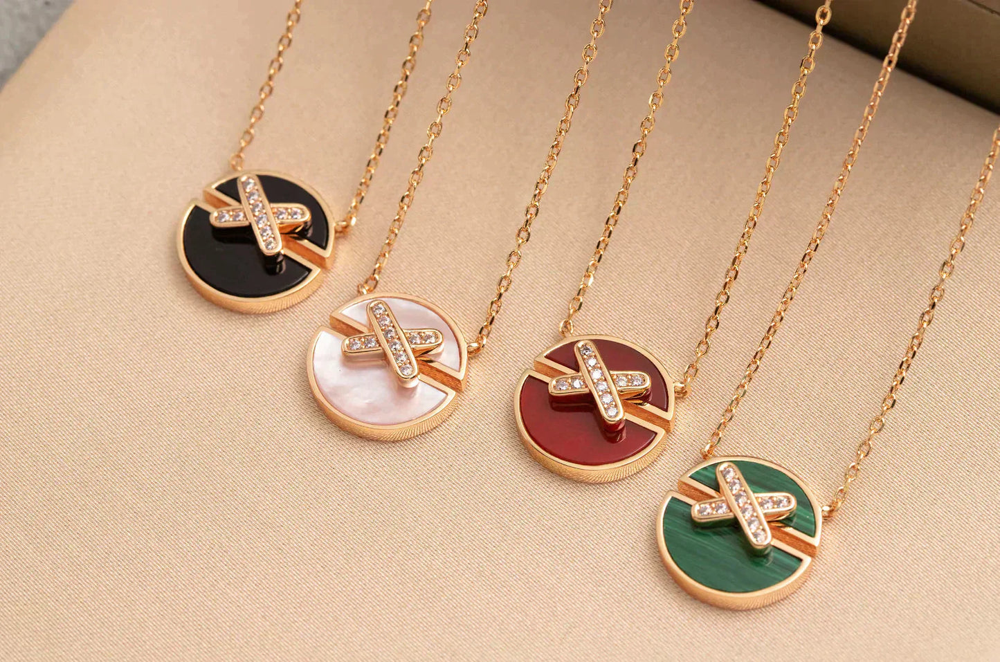 [Echo Fine ]JEUX DE ROSE GOLD DIAMOND NECKLACE