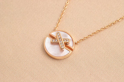 [Echo Fine ]JEUX DE ROSE GOLD DIAMOND NECKLACE