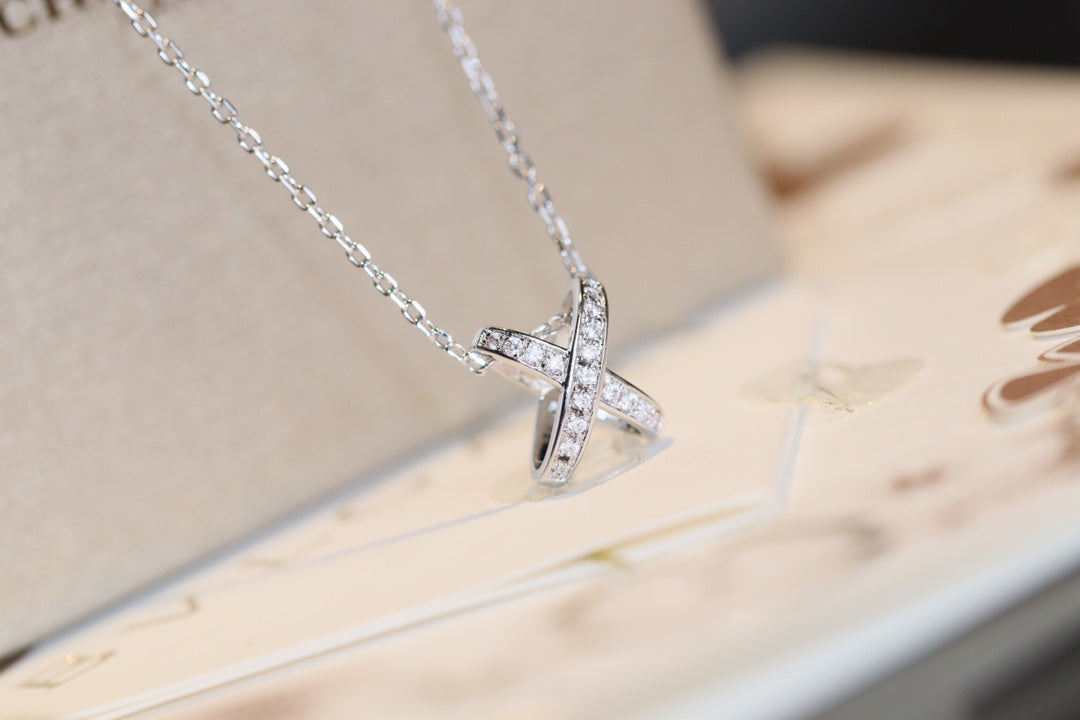 [Echo Fine ]JEUX DE DIAMOND NECKLACE