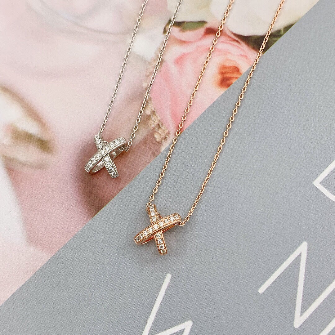 [Echo Fine ]JEUX DE DIAMOND NECKLACE