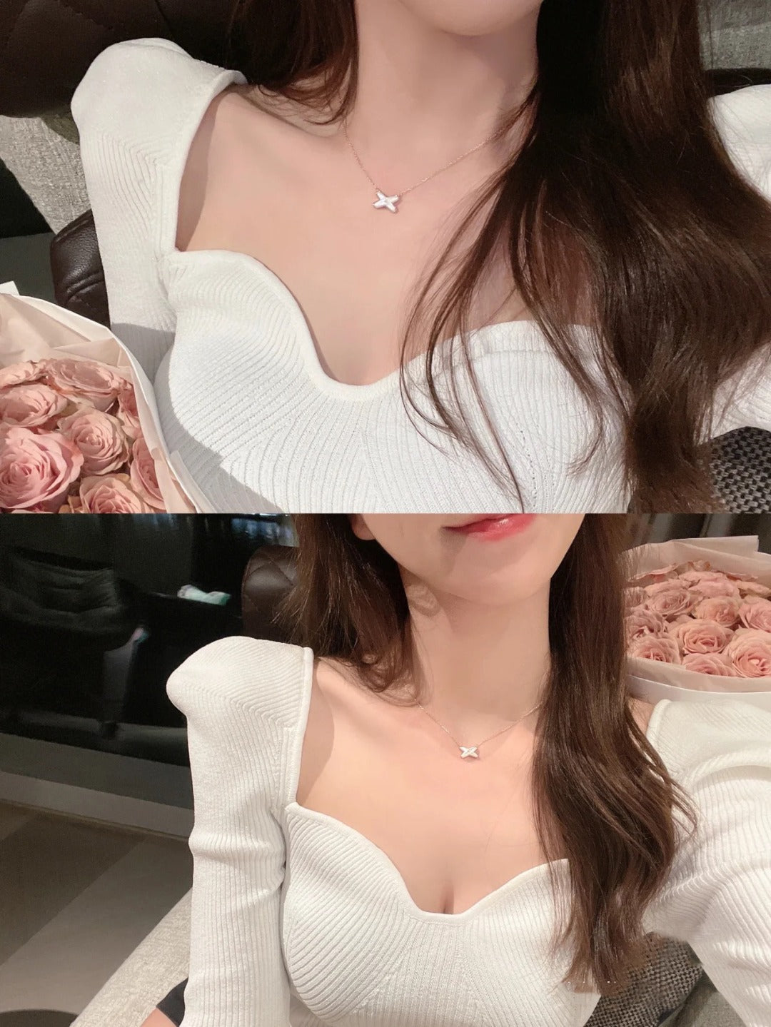 [Echo Fine ]JEUX DE NECKLACE 1 DIAMOND