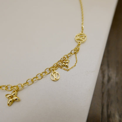 [Echo Fine ]BLOOMING SUPPLE NECKLACE BRASS