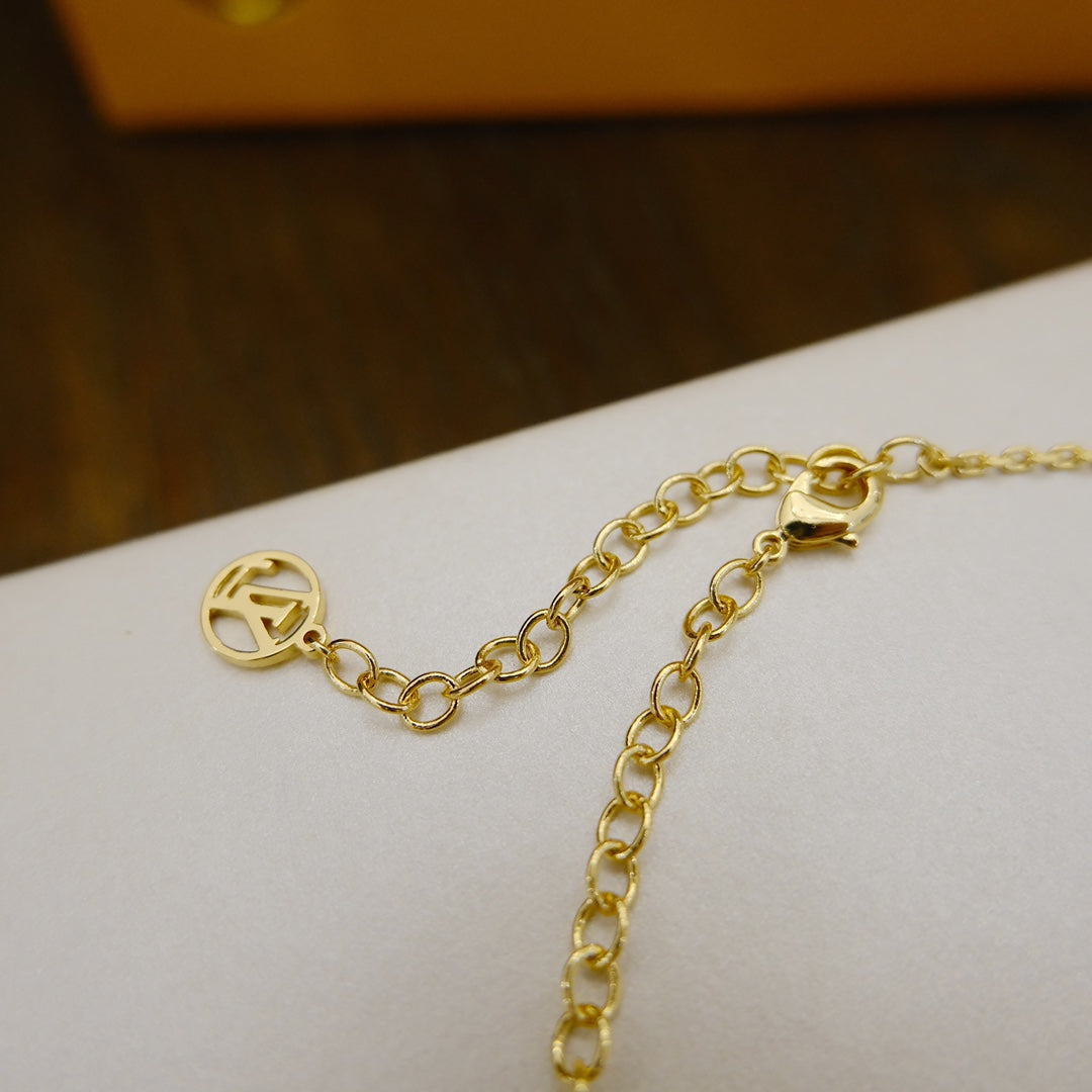 [Echo Fine ]BLOOMING SUPPLE NECKLACE BRASS