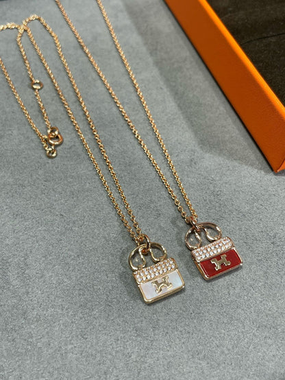 [Echo Fine ]H CIRCE MOISSANITE PENDANT NECKLACE GOLD