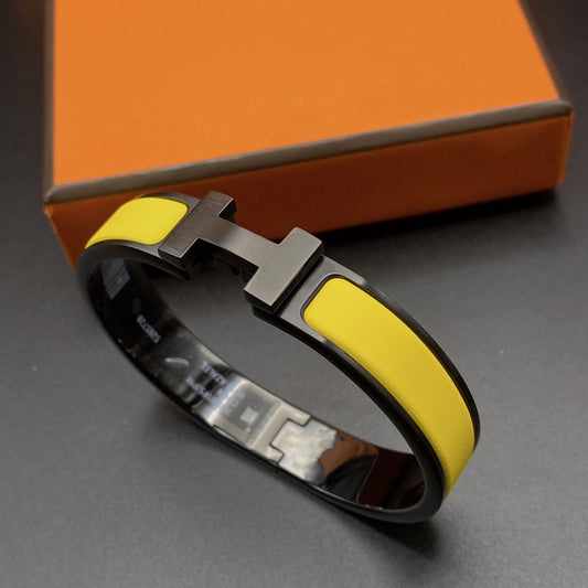 [Echo Fine ]CLIC HM SO BLACK YELLOW BRACELET